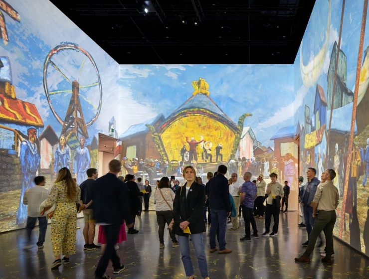 Digital kunst hos Kunstsilo i Kristiansand. Foto: Alan Willams