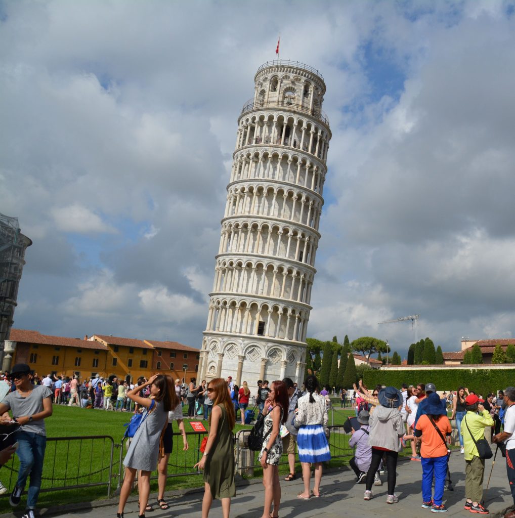 Det skjeve tårnet i Pisa Foto: Yvette-Marie Solem
