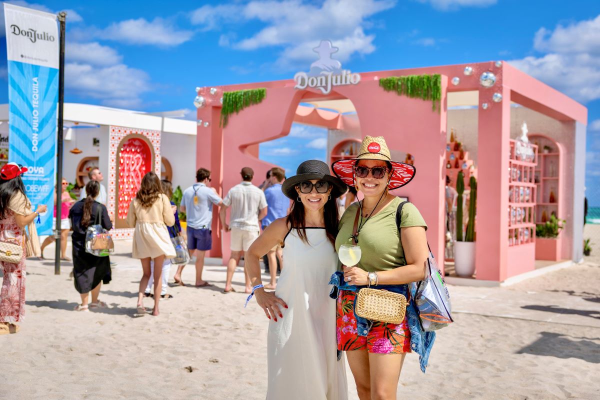 Supre fotomuligheter og god stemning i Miami mat- og vinfestival. Foto: @sobewff.org